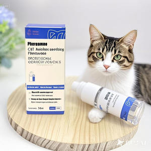 植物エッセンシャルオイルペット猫猫猫のための穏やかなフェロフォンスプレー猫犬はあなたのペットの不安を減らします - Product Image 1