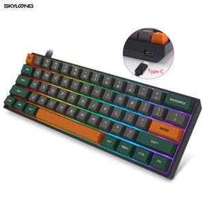 <span class=keywords><strong>Teclado</strong></span> para Juegos con Cable Skylong <span class=keywords><strong>SK61</strong></span> Profesional Retroiluminado de 61 Teclas a Precio de Fábrica - Product Image 2