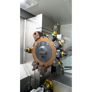 Máy tiện <span class=keywords><strong>CNC</strong></span> giường nghiêng với hướng dẫn tuyến tính chính xác trục chính đôi và hiệu suất gia công tốc độ cao - Product Image 5