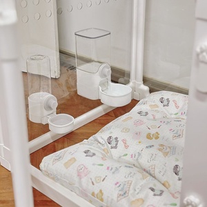 Valla Transparente Impermeable para Mascotas, Jaula para Perros, Gatos y Conejos, con Orificios Perforados, Panorámica, Segura para Interiores, Cuadrada - Product Image 3