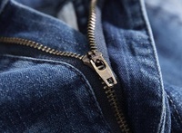 Jean pour Homme Effet Délavé et Usé, Coupe Droite Classique, Style Streetwear Hip Hop, Grande Taille, Extensible