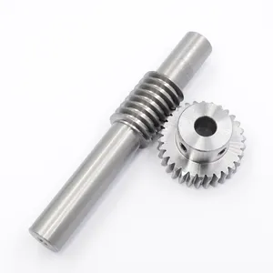 Xử lý tùy chỉnh 1-Die Worm Gear 15/20/25/30/35/40/50 răng 45 # Thép bánh