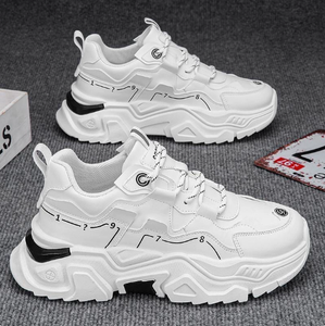 Nouvelles Chaussures de Sport Populaires 2026 pour Lycéens : Course, Skateboard, Semelle Souple, Rehaussantes, Blanches Tendance pour Adolescents - Product Image 1