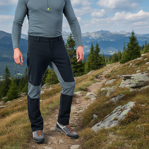 Pantaloni da Trekking Outdoor da uomo CAMPELLI Casual leggero e traspirante antivento opzioni Plus Size per le avventure estive invernali - Product Image 3