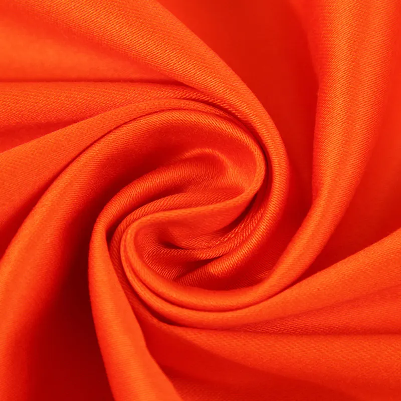 Good drapery 97% cotton 3% spandex combed stretch cotton satin fabric for trousers