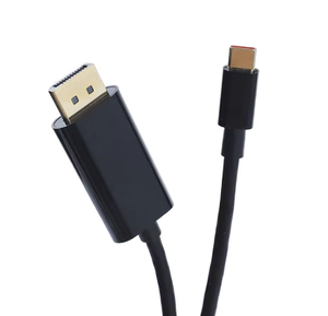 USB C <span class=keywords><strong>DisplayPort</strong></span> 4K/8K/16K <span class=keywords><strong>Mini</strong></span> câble DP 6 pieds 1.8m cuivre pur PVC tressé combinaison audio pour appareils mobiles longueur 1m - Product Image 6