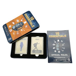 Jeu de cartes de jeu de société avec impression graphique personnalisée populaire 2025 avec boîte en étain - Product Image 1