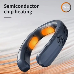Nuevo Calentador Portátil Colgante de 6000mAh para Cuello, Ventilador con Función de Calefacción y Refrigeración, Pantalla Digital, Recargable por USB para Verano - Product Image 3