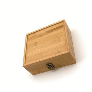 Customized Laser Logo Wooden Bamboo Boxes Cake Box Wood Storage watch box wooden