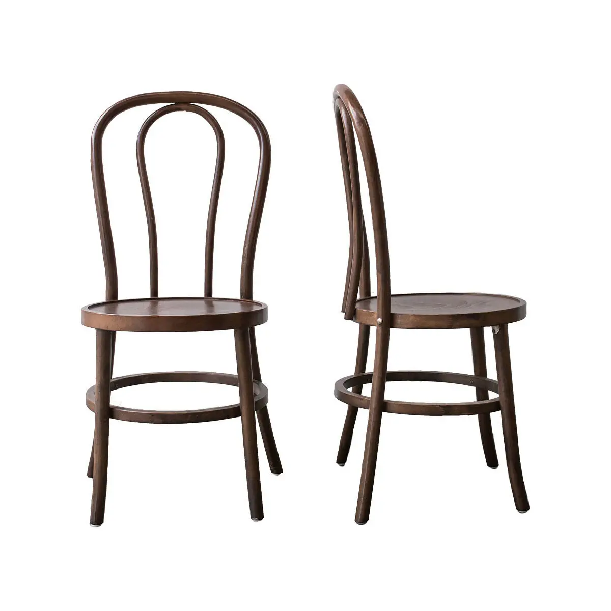 Event Bruiloft Vintage Walnoot Bentwood Stapelbaar Thonet Cafe Stoel Voor Eetkamer