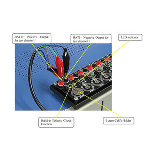 Plateau de test de cyclage de piles bouton à 8 canaux pour l'analyse des batteries - Product Image 6