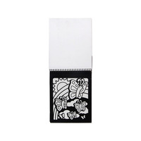 Bloc de coloriage magique à motifs en velours, thème papillon, avec 6 marqueurs, livre de dessin en velours, ensemble d'activités artistiques DIY pour enfants