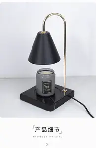 Lampe chauffante électrique en bois, 1 pièce, prise Simple, style européen moderne, éclairage à bougies pour décor en marbre