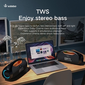 Xdobo Bmtl Boss Horn 100W kablosuz hoparlör açık taşınabilir ses kutusu müzik çalar Laptop için - Product Image 5