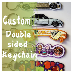 Promotional Keychains Carabiners Embroidered Keychain Custom Embroidered Chains for Keychains