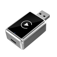 Monitor de Coche Portátil con Control Remoto Inalámbrico CarPlay, iPhone, Android Auto, GPS, Compatible con USB Tipo-C, Mirror App, YouTube, TikTok