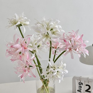 Artificial Spider Lilies Blue Purple <b>Silk</b> Flower High Simulation Home Decor Wedding Props - Product Image 3