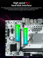 B660 Pc Motherboard 12 13. Desktop Mainboard LGA1700 Dual DDR4 64GB WIFI M-ATX Computer Gaming Motherboard