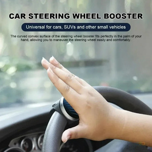 Bouton de <span class=keywords><strong>volant</strong></span> de voiture SIlicone Wheel <span class=keywords><strong>Spinner</strong></span> Rotation en forme de boule Roulement Power Handle One <span class=keywords><strong>Hand</strong></span> Steering Boost Automobile Part - Product Image 5