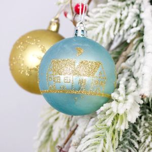44PCS Hanging Balls for <b>Tree</b> <b>Decoration</b> Holiday Wedding Party Gifts Plastic Christmas Ball Ornaments - Product Image 3