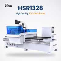 Routeur CNC 3 axes ATC avec broche 9KW, magazine 12 outils, machine de nesting pour bois et MDF avec table de travail sous vide