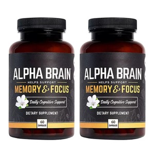 Nootropic viên nang não bổ sung Alpha gpc, L theanine & bacopa monnieri tập trung tập trung cải thiện bộ nhớ nootropics não - Product Image 1