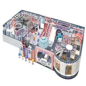 Fantasy Budget-Friendly Kids Slides Indoor Plastic Playground Sweet Adventure Candy Wonderland Indoor Playground