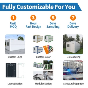 Nhà tiền chế 2 3 phòng ngủ với đồ nội thất di động có thể gập lại nhà di động nhỏ nhà để bán 20ft mở rộng container nhà - Product Image 4