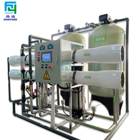 Système de filtration d'eau potable par osmose inverse automatique commerciale et industrielle 5000 LPH, machine de traitement de l'eau, pompe, contrôlé par PLC, UV