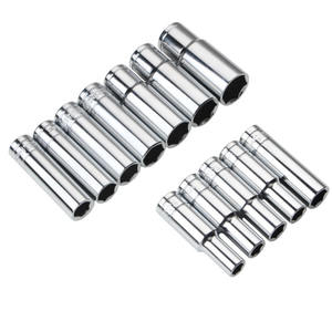 Фабричная поставка 1/2 дюймовый накопитель 12,5 с шестигранной головкой глубокое гнездо головка под ключ 6 Точка с длинным рукавом используется на торцевых ключей ключ, дюймовый стандарт - Product Image 2