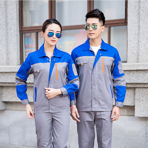 Professional Breathable <strong>Working</strong> <strong>Clothes</strong> for Men and Women Reflective Safety Workwear Uniform for Mechanics - Product Image 2