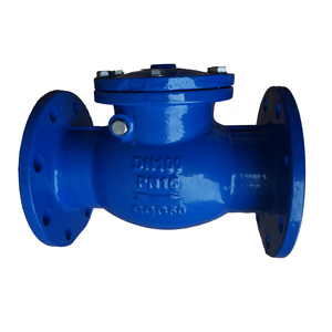 DN100 clapet anti-retour pivotant corps en fonte ductile siège en métal ou siège élastique disponible joint étanche pression PN10/16 face à face F6 - Product Image 5