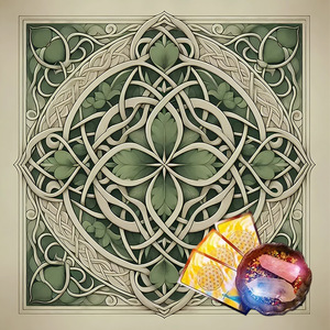 Tarot-Legetuch Weissagungs-Altartuch Astrologie Orakel Brettspiel-Matte - Product Image 4