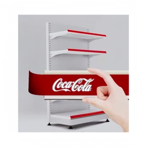 Cartel publicitario <span class=keywords><strong>EL</strong></span> con borde de estante con ultrafino y alto brillo, se adapta perfectamente a todo tipo de estantes de forma irregular - Product Image 6