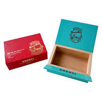 Humidor de Viaje de Madera de Cedro de Diseño Moderno Marca SHUOYI al por Mayor, Estuche Personalizado para Cigarros con Técnica de Lacado, ISO9001/BSCI