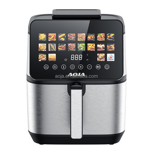 <span class=keywords><strong>Friteuse</strong></span> à air multifonctionnelle AOJA 9L 2100W avec 20 menus prédéfinis, température réglable, panier amovible et <span class=keywords><strong>lavable</strong></span> - Product Image 4
