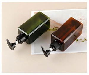 High Quality Luxury Amber White PET Square Soap Foaming Face Wash <b>Bottle</b> Cleanser Empty Foam Soap Dispenser <b>Pump</b> <b>Bottles</b> - Product Image 5