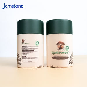 Boîte d'emballage cylindrique en carton kraft personnalisée, recyclable, de qualité alimentaire, pour thé en vrac, grains de café, capsules, poudre de protéines, tube en papier - Product Image 4