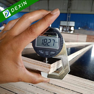 Colle phénolique 18 mm, contreplaqué industriel E2 4*8 pieds, contreplaqué pour coffrage en béton, film noir, contreplaqué pour la construction - Product Image 3