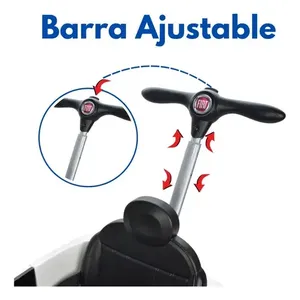 Fiat Ride-On per bambini spingere l'auto con musica elettrica a 4 ruote girello per bambini di 2-4 anni incoraggia il gioco e il divertimento - Product Image 2