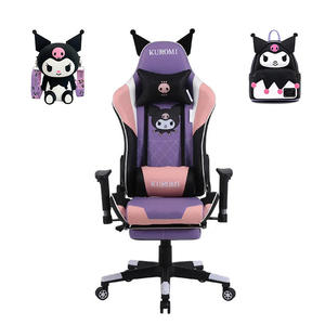 <span class=keywords><strong>Las</strong></span> <span class=keywords><strong>mejores</strong></span> sillas ajustables <span class=keywords><strong>Gamer</strong></span> patrón de dibujos animados Esports púrpura ergonómico Sanrio vibración masaje Linda <span class=keywords><strong>Silla</strong></span> de juego para niñas - Product Image 1