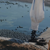 Boules d'ombrage creuses en HDPE de 100 mm pour la prévention de l'évaporation de l'eau et la résistance aux UV, boule flottante