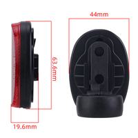 Nouveau feu arrière réfléchissant de vélo Compatible pour le localisateur GPS Airtag pour vélos vélos vtt