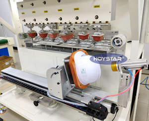 เครื่องพิมพ์แพด 6 สี สำหรับหมวกนิรภัย เครื่องพิมพ์แพดสำหรับหมวกแข็ง - Product Image 6