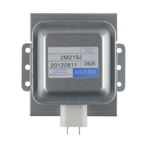 Magnetron 2M219J en acier inoxydable électrique 95 mm x 95 mm refroidi par air avec plaque de base courte pour pièces de four à micro-ondes - Product Image 3