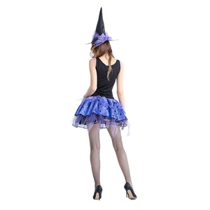 Costume de démon sexy pour adulte, robe courte d'Halloween, déguisement de sorcière pour jeu de rôle sur scène - Product Image 4