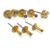Rivets à pression métalliques en aluminium à tête large bifurquée pour bateaux – Nouveauté !