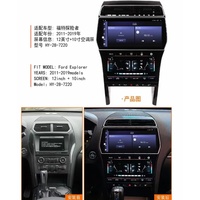 Sistema de Navegación GPS Android con Radio para Coche, Reproductor MP5, DSP Estéreo, Panel de Instrumentos Digital LCD y Pantalla Táctil de A/C para Ford Explorer 2011-2019