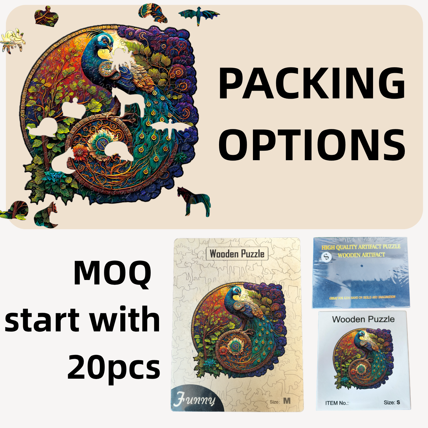 Animal Wooden Jigsaw Puzzles