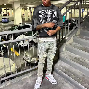 เสื้อยืดวินเทจใส่สบายเสื้อยืดผ้าฝ้าย100% ลายกราฟิกเฮฟวี่เวทเสื้อยืดโอเวอร์ไซส์ซักกรด - Product Image 2